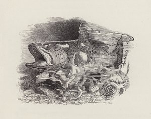 Illusztráció: Charles Kingsley: The Water-Babies (metszet) alkotó: Edward Linley (after) Sambourne