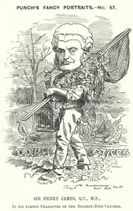 Punch rajzfilm: Sir Henry James alkotó: Edward Linley (after) Sambourne