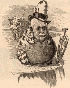 Ferdinand de Lesseps rajzfilmje alkotó: Edward Linley Sambourne