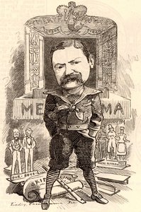 Henry James Byron portréja alkotó: Edward Linley Sambourne