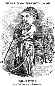 Richard Francis Burton angol felfedező és orientalista, 1882