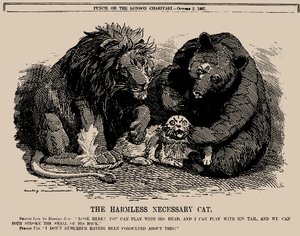 Az ártalmatlan szükségszerű macska. Punch, 1907. október 2., 1907.