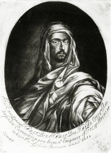 Őexcellenciája Hamet Ben Hamet Ben Haddu Otter, kiadó: John Lloyd, 1682 (mezzotint) alkotó: Edward Luttrell