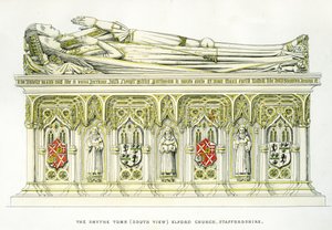 Lady Isabel Neville és második férje, Sir William Smythe a Smythe sírból, St. Peter