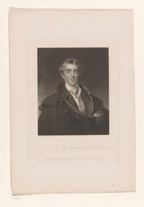 Arthur Wellesley portréja Field marsall őkegyelme, Wellington hercege (cím a tárgyon)