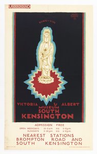 Plakát, Victoria and Albert Museum, a londoni metróhoz, 1921