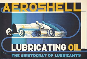 Aeroshell kenőolajat reklámozó plakát