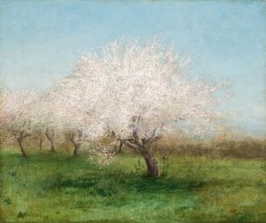 Almafák a réten 1890 (Olaj, vászon) alkotó: Edward Mitchell Bannister