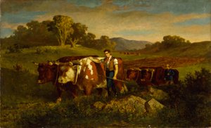 Pásztorok tehenekkel alkotó: Edward Mitchell Bannister