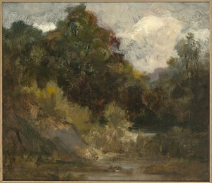 Tájkép (fák) alkotó: Edward Mitchell Bannister