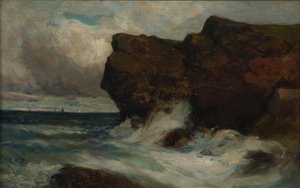 Ocean Cliffs, 1881. alkotó: Edward Mitchell Bannister