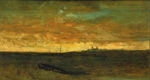 Naplemente jelenet alkotó: Edward Mitchell Bannister