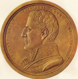 Anglia nagy kapitánya, Arthur Duke of Wellington – Emlékérem, 1815, 1910