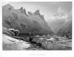 Iceberg Lake, Isterdal, Norvégia, 19. század közepe, vége.