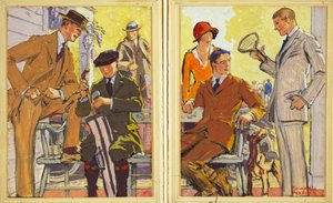 A Hart, Schaffner & Marx Clothes reklámja, pub. 1900