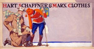 A Hart, Schaffner & Marx Clothes reklámja, pub. 1900