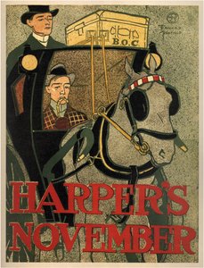 Harpers, 1896. november alkotó: Edward Penfield