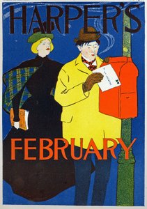 Férfi, aki a Valentin-levelet alkotó: Edward Penfield