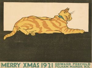 Fröhliche Weihnachten, 1921 alkotó: Edward Penfield