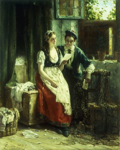 A levél (olaj a panelen)