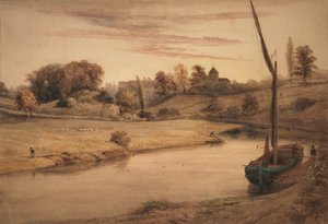 Nettlestead Church, Kent a Bow Bridge-től
