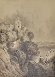 Vízi táj szikla alkotó: Edward Pretty