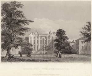 Addiscombe College Croydonban (metszet) alkotó: Edward Pritchett