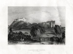 Carisbrooke kastély, Newport, Wight-sziget, 1860