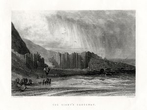 The Giants Causeway, Antrim megye, Észak-Írország, 1884
