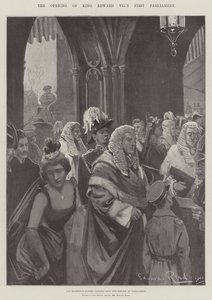 VII. Edward király első parlamentjének megnyitója