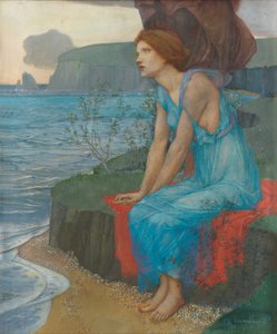 Ariadne Naxos szigetén (tempera vásznon)