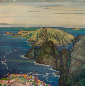 Brecqhou szigete, Off Sark, 1921 alkotó: Edward Reginald Frampton