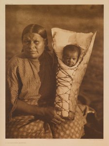 Egy komancs anya alkotó: Edward S. Curtis