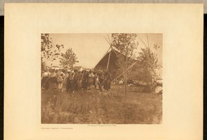 Állati tánc - Cheyenne alkotó: Edward S. Curtis
