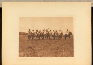 Főnökök a Napban táncparádé - Cheyenne alkotó: Edward S. Curtis