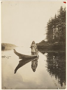 [Sokáig dacol erős hajóm a hullámmal és az árral] alkotó: Edward S. Curtis