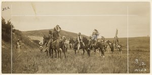 Lovas férfiak alkotó: Edward S. Curtis