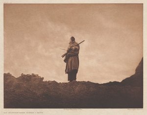III. portfólió, 110. tábla: A hegyi juhász vadász alkotó: Edward S. Curtis
