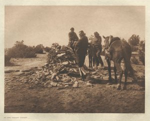 I. portfólió, 30. tábla: Navaho a szentélynél alkotó: Edward S. Curtis