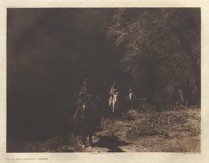I. portfólió, 37. tábla: A sötétségből - navaho alkotó: Edward S. Curtis