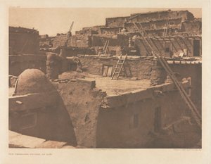 XVII. portfólió, 609. tábla: Zuñi sorházai alkotó: Edward S. Curtis