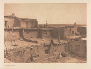XVII. portfólió, 615. tábla: Zuñi egyik sarka alkotó: Edward S. Curtis