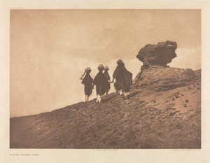 XVI. portfólió, 573. tábla: Acoma vízilányok alkotó: Edward S. Curtis