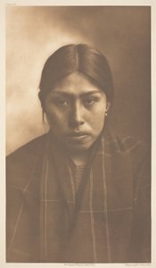 Suquamish nő alkotó: Edward S. Curtis