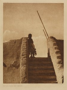 A kiva lépcsői - San Ildefonso alkotó: Edward S. Curtis