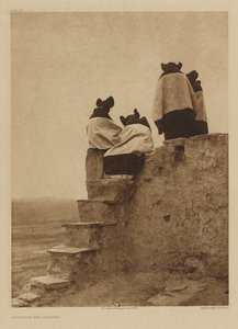 A táncosokat figyelve alkotó: Edward S. Curtis