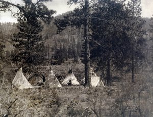 Amerika indiánja: a beszélő indiánok tábora alkotó: Edward Sheriff Curtis
