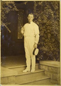Édesapám, E. Curtis, a Gold Tone Process feltalálója, otthonunkban, Seattle-ben, Washington államban alkotó: Edward Sheriff Curtis