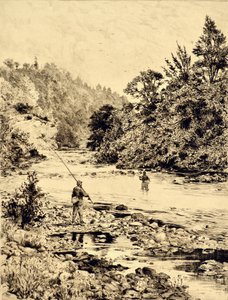 The Tees: The Tees at Ovington, 1880 körül (rézkarc)