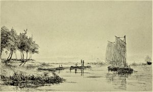 Whitlingam látképe alkotó: Edward Thomas Daniell